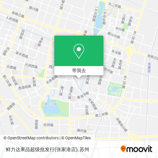鲜力达果品超级批发行(张家港店)地图