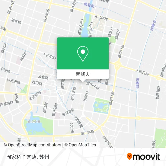 周家桥羊肉店地图