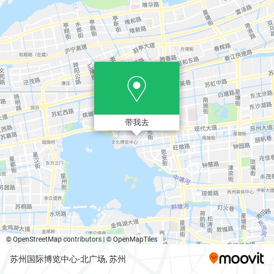 苏州国际博览中心-北广场地图
