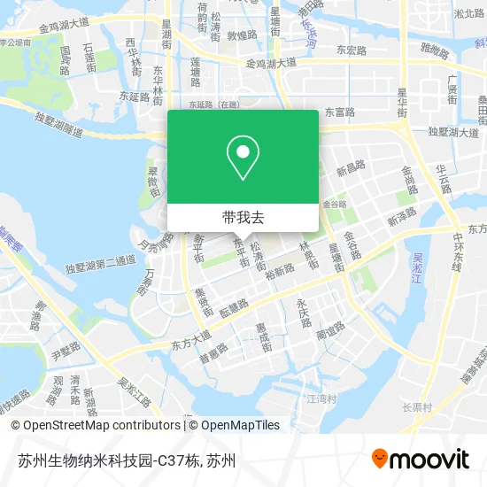 苏州生物纳米科技园-C37栋地图