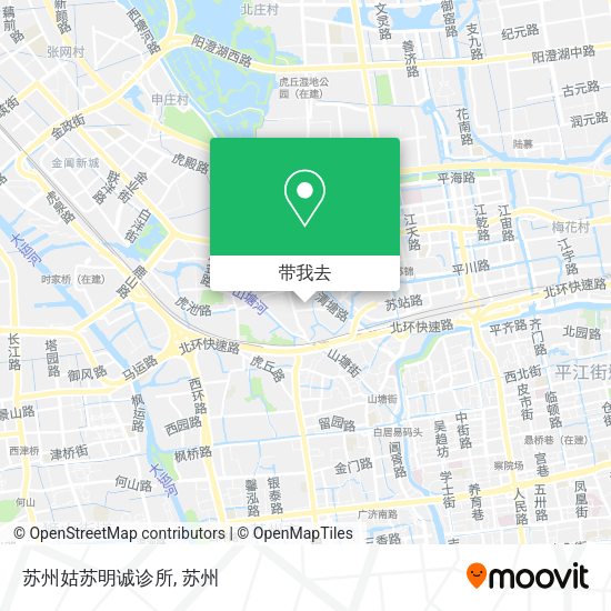 苏州姑苏明诚诊所地图
