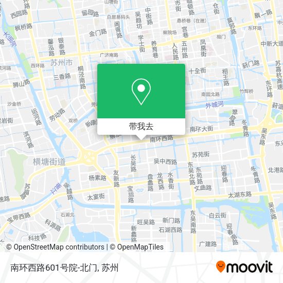 南环西路601号院-北门地图