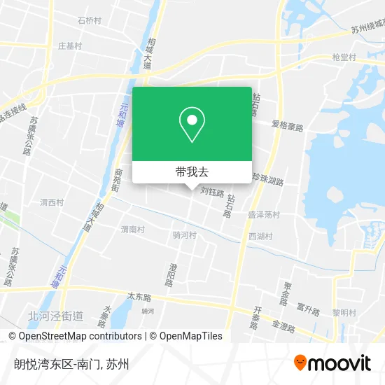 朗悦湾东区-南门地图