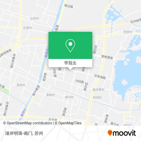湖岸明珠-南门地图