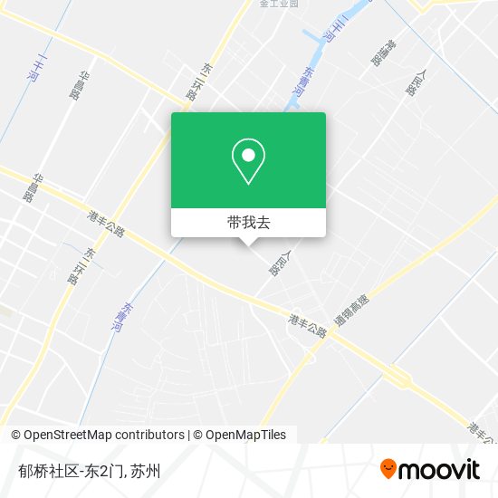 郁桥社区-东2门地图