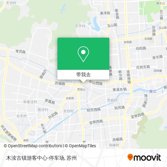木渎古镇游客中心-停车场地图