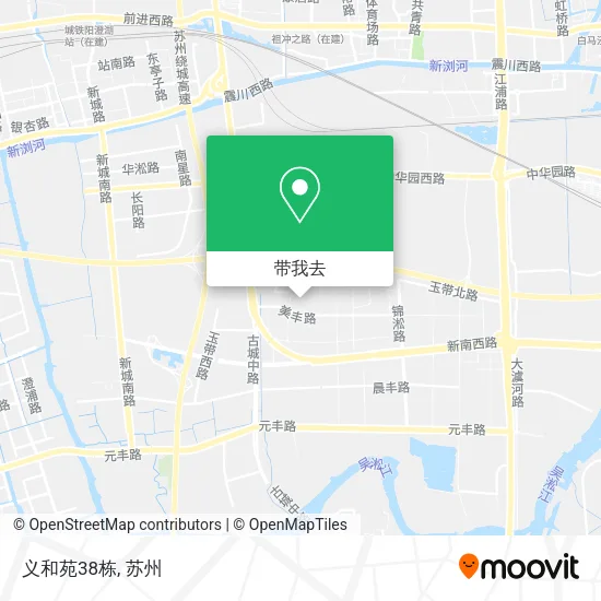 义和苑38栋地图