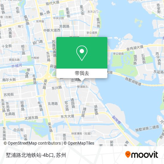 墅浦路北地铁站-4b口地图