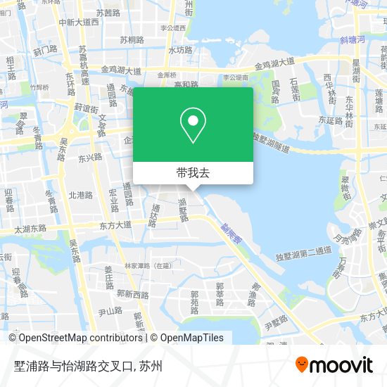 墅浦路与怡湖路交叉口地图