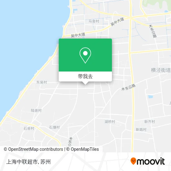 上海中联超市地图