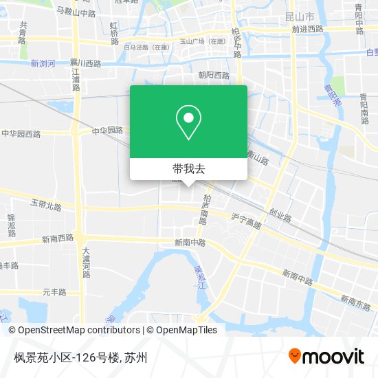 枫景苑小区-126号楼地图