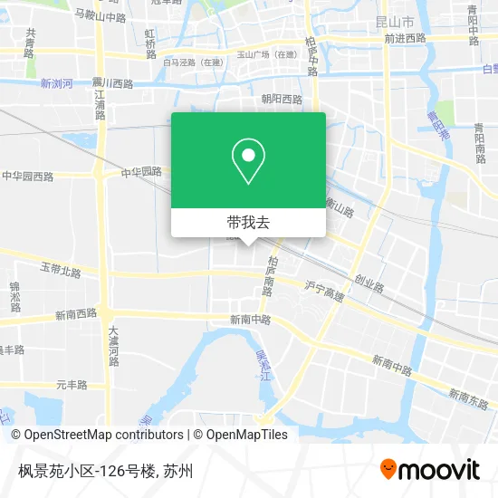 枫景苑小区-126号楼地图