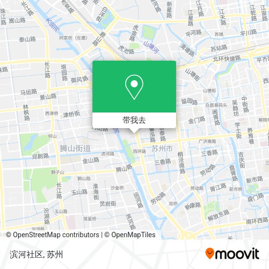 滨河社区地图