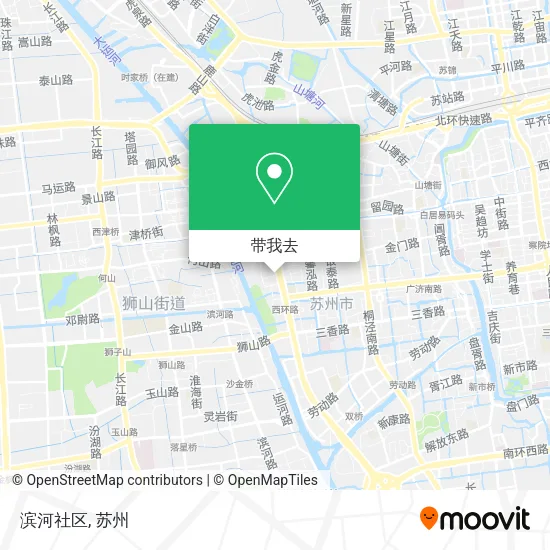 滨河社区地图