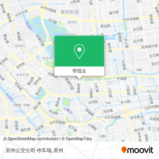 苏州公交公司-停车场地图