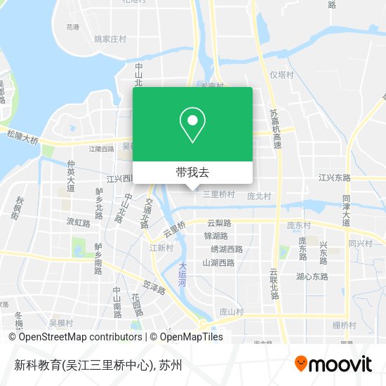 新科教育(吴江三里桥中心)地图