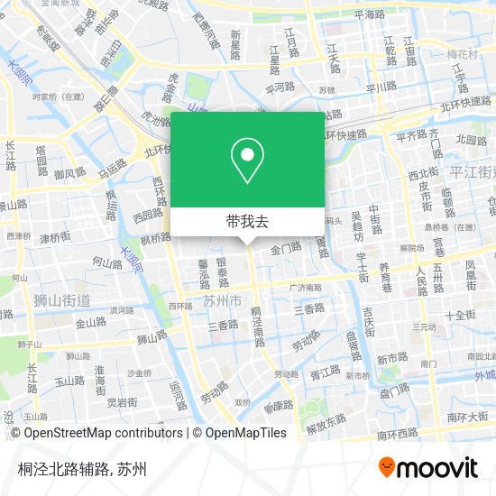 桐泾北路辅路地图