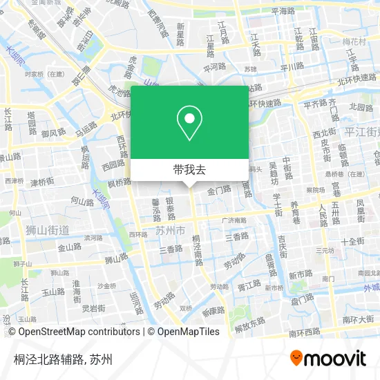 桐泾北路辅路地图