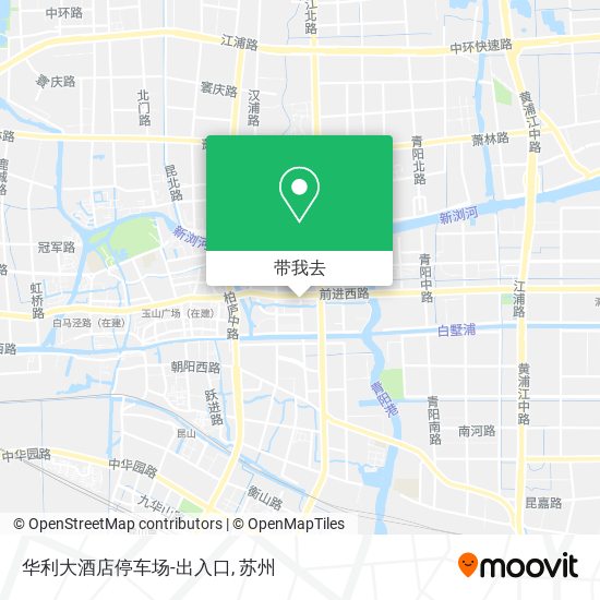 华利大酒店停车场-出入口地图