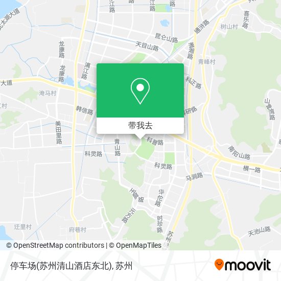 停车场(苏州清山酒店东北)地图