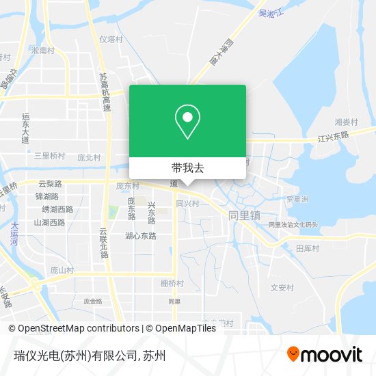 瑞仪光电(苏州)有限公司地图