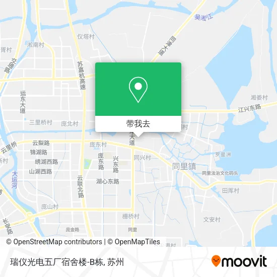 瑞仪光电五厂宿舍楼-B栋地图