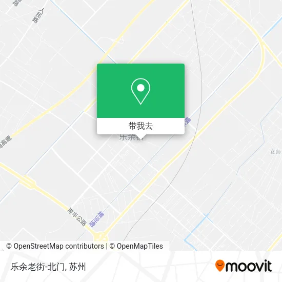乐余老街-北门地图
