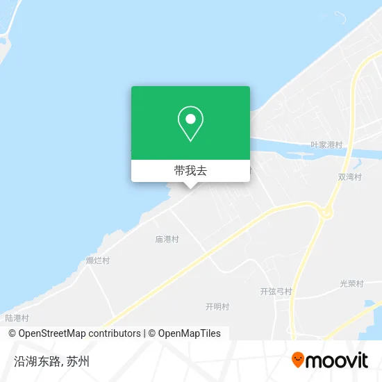 沿湖东路地图