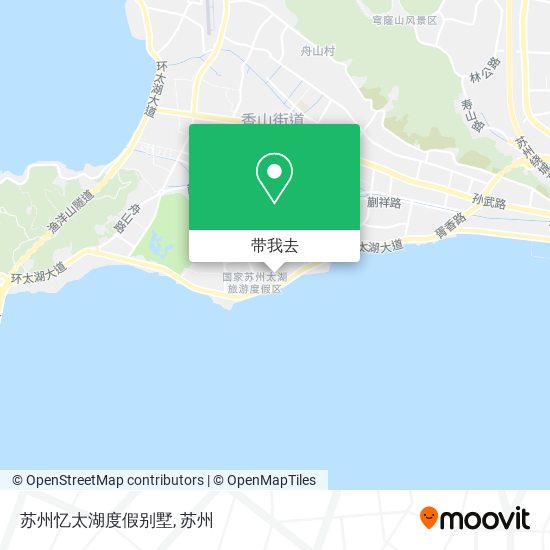 苏州忆太湖度假别墅地图