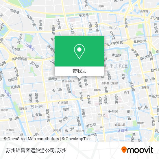 苏州锦昌客运旅游公司地图