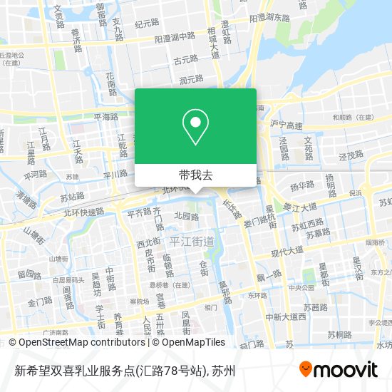 新希望双喜乳业服务点(汇路78号站)地图