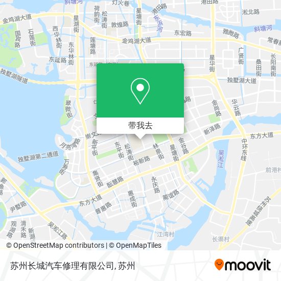 苏州长城汽车修理有限公司地图