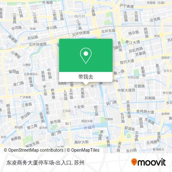 东凌商务大厦停车场-出入口地图