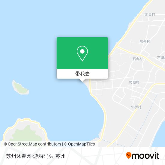 苏州沐春园-游船码头地图