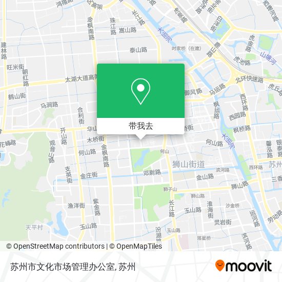 苏州市文化市场管理办公室地图