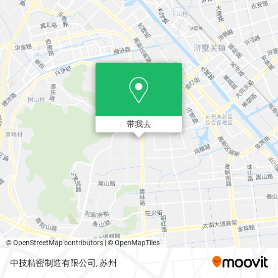 中技精密制造有限公司地图