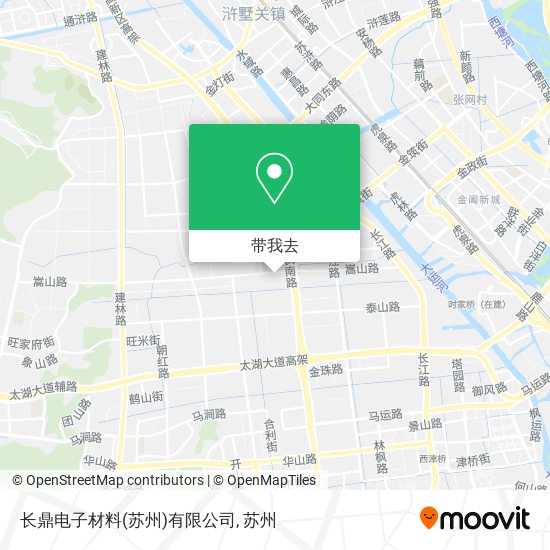 长鼎电子材料(苏州)有限公司地图
