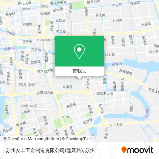 苏州友丰五金制造有限公司(嘉延路)地图