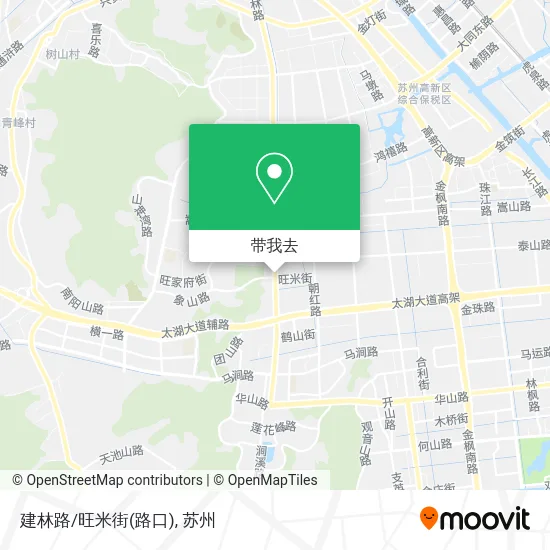 建林路/旺米街(路口)地图
