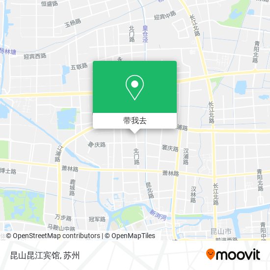 昆山昆江宾馆地图