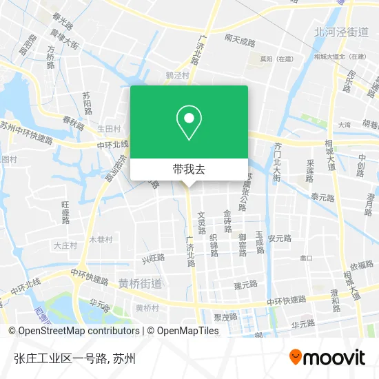 张庄工业区一号路地图
