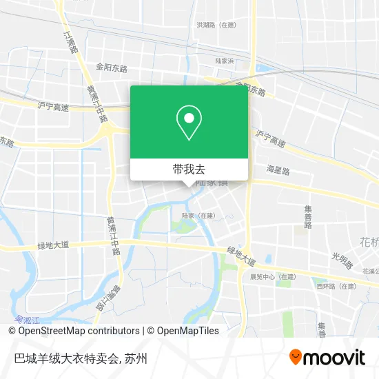 巴城羊绒大衣特卖会地图