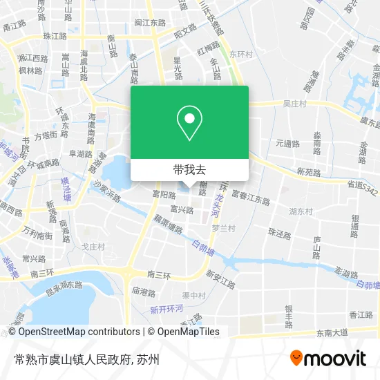 常熟市虞山镇人民政府地图