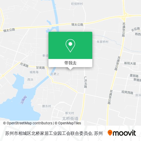 苏州市相城区北桥家居工业园工会联合委员会地图