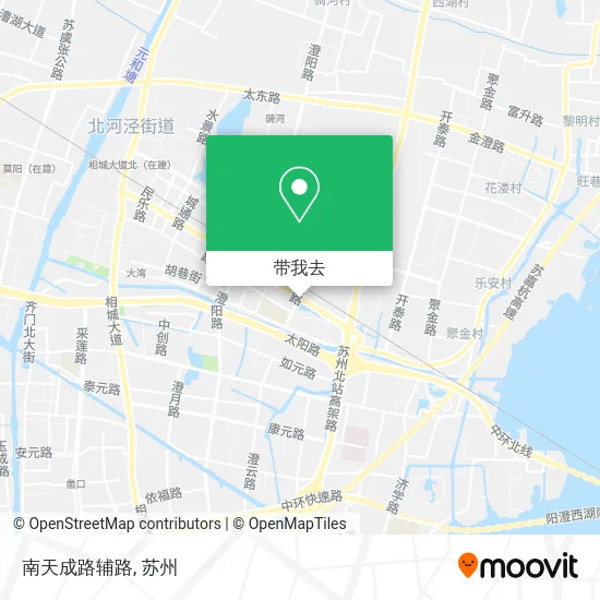南天成路辅路地图