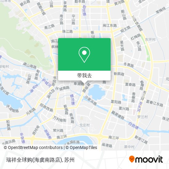 瑞祥全球购(海虞南路店)地图