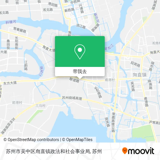 苏州市吴中区甪直镇政法和社会事业局地图