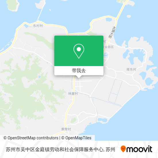 苏州市吴中区金庭镇劳动和社会保障服务中心地图