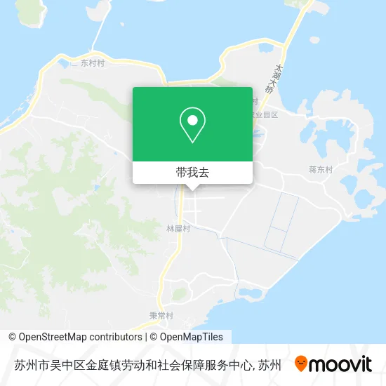 苏州市吴中区金庭镇劳动和社会保障服务中心地图