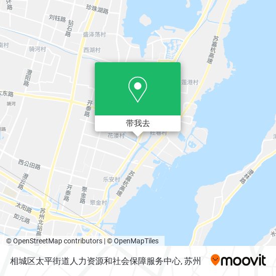 相城区太平街道人力资源和社会保障服务中心地图